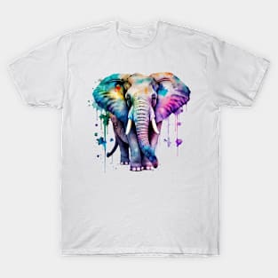 Colorful Elephant #1 T-Shirt